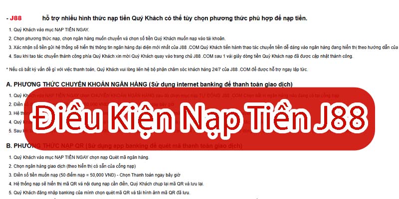 nạp tiền nhà cái j88